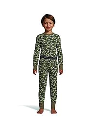 Hanes - Juego de punto térmico para niño con tecnología FreshIQ, X-Temp y algodón orgánico