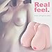 SHEQU Pussy Oral Male Masturbator with Big Breasts and Vagina, 3-in-1 Realistic Silicone Virgin Vagina Deep Throat Blow Job Stroker Sex Doll Male Masturbation Bachelorette Party Gift 7.04 Pound (Grey)