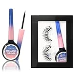 Magnetic Eyeliner Magnetic Eyelash Kit No Glue Reusable Silk False Lashes New Upgrade 3D Waterproof And Easy To Use Magnetic Eyelashes Kit