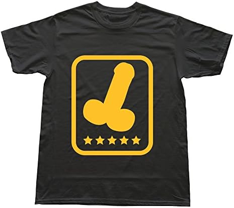 YYSZXC Men's Dick Premium1 T Shirt X-Large Black