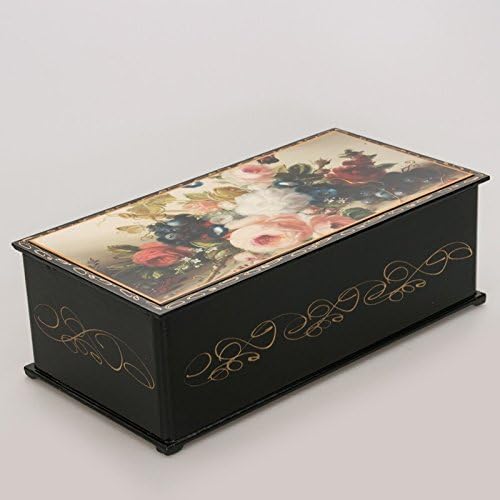 Beautiful Large Wooden Lacquer Box for Storage Flowers Gift for Women