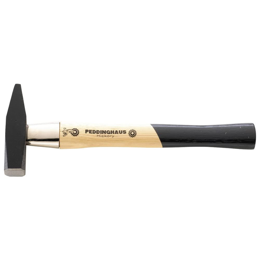 Peddinghaus 5039930600 Locksmith's Hammer with Hickory Handle Protection, Black/Beige, 600 g