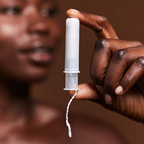 Cora Organic Cotton Unscented Tampons with BPAFree Plastic Compact