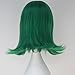 Miss U Hair Girl Adult Synthetic Short Wavy Green Hair Anime Cosplay Costume Wig C282