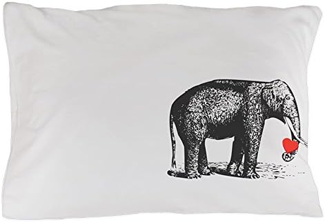 Amazon Com Cafepress His And Hers Elephant Matching Pillow Case