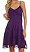 Sakkas Stonewashed Rayon Adjustable Spaghetti Straps Mid Length Dress