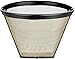 Cuisinart GTF-4 Tone Coffee Filter, 4-Cup Cone, Black/Gold