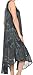 Sakkas 16801 - Laeila Tie Dye Washed Tall Long Sleeveless Tank Top Caftan Dress/Cover up - Ink Blue - OS