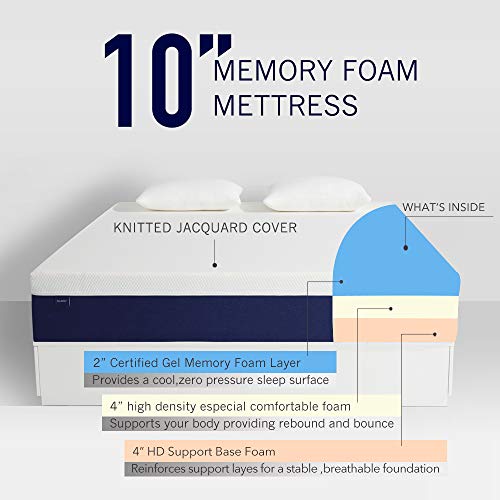 King-Mattress-Molblly-10-inch-Gel-Memory-Foam-Mattress-with-CertiPUR-US-Certified-Foam-Bed-Mattress-in-a-Box-for-Sleep-Cooler-Pressure-Relief-King-Size
