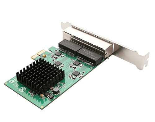 Syba SI-PEX24042 4 Port Gigabit Ethernet PCI-e X1 Network Interface Card