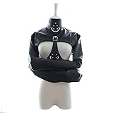Leather Straight Jacket Sports Armor Adjustable