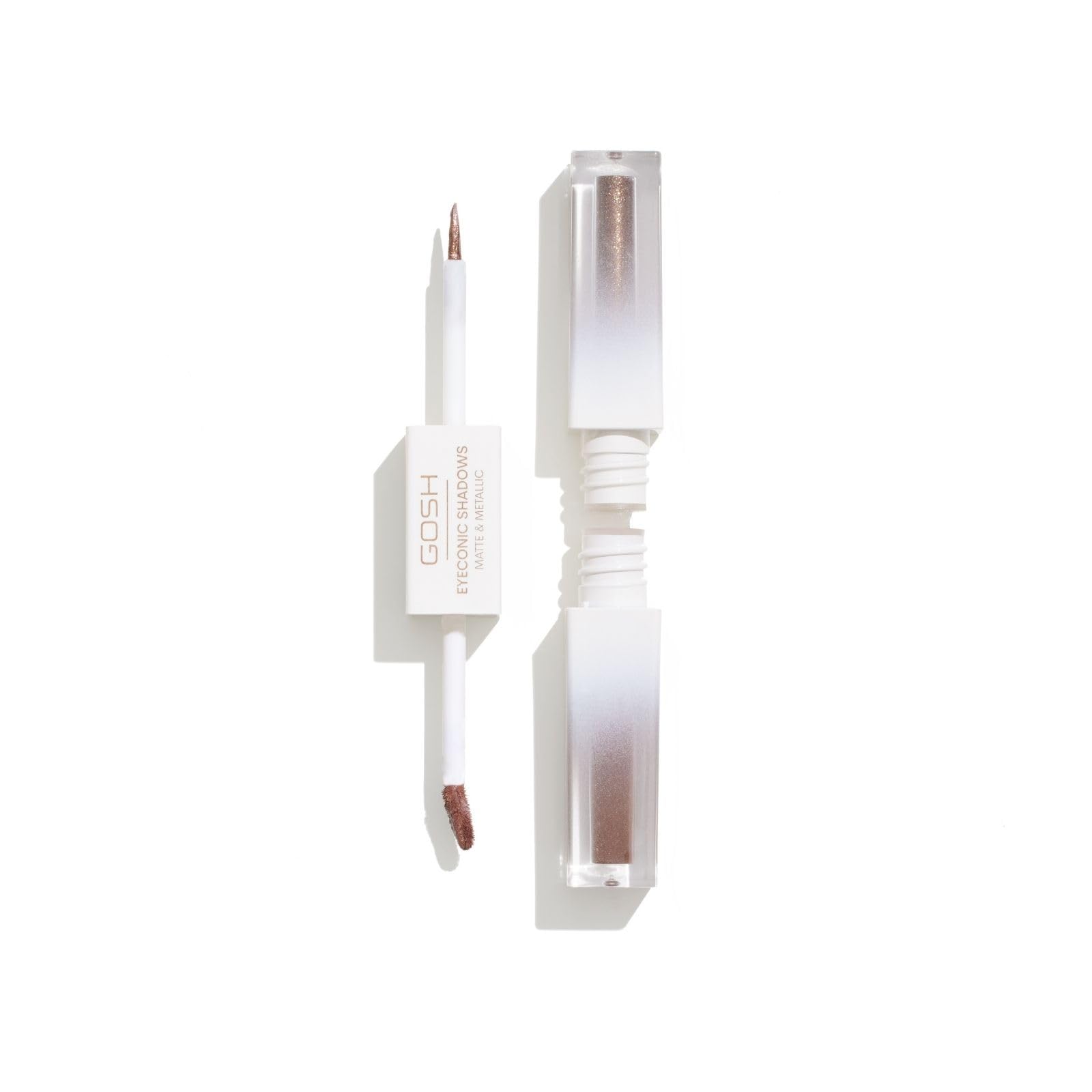 GOSH Eyeconic eyeshadow I 2-in-1 eyeshadow stick matte and metallic I Smudge-proof & waterproof, lasts up to 12h I Highly pigmented eyeshadow pencil vegan & fragrance-free I 003 Savage