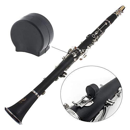 JVSISM Rubber Clarinet Black Resilient Thumb Rest Saver Cushion Pad Finger Protector Comfortable For Clarinet - Thumbnail 5