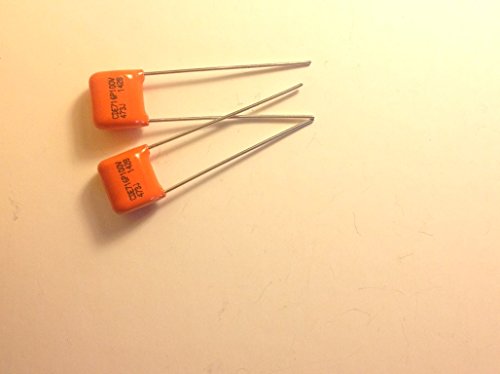 2 x .047uf 100v ORANGE DROP Guitar Tone Capacitors Small Size 716P Polypropylene