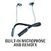 Skullcandy Method Bluetooth Wireless Sweat-Resistant Sport Earbuds with Microphone, Secure Around-The-Neck Collar, 9-Hour Rechargeable Battery, Perfect for Working Out, Navy/Blue