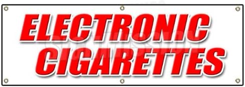 72" Electronic Cigarettes Banner Sign Hookah pens e-hookahs Vape Pipes