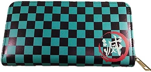 Amazon 鬼滅の刃 鬼狩り 長 財布 ロング ウォレット 市松 模様 炭治郎 モデル アニメ 約h9 5 W19 D2 5cm ノーブランド品 財布