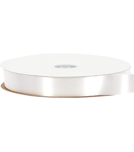 Berwick 3/4 Inch Splendorette Craft Ribbon - White 250 Yard Spool