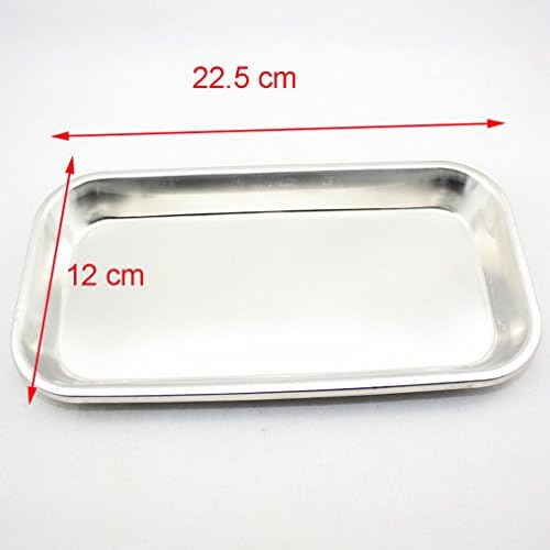 1 PCS Dental Stainless Steel Medical Tray Lab Instrument High Quality