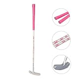 Acstar Two Way Junior Golf Putter Kids Putter Both Left and Right Handed Easily Use 3 Sizes for Ages 3-5 6-8 9-12(Silver Head+Pink Grip,25 inch,Age 3-5)