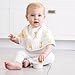 aden + anais Essentials Burpy Bib, 100% Cotton Muslin, Soft Absorbent 4 Layers, Multi-Use Burp Cloth and Bib, 22.5