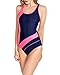 Uhnice Womens Athletic One Piece Swimsuits Racing Training Sports Bathing Suit