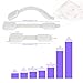 Child Safety Locks, Strong Adhesive Child Locks for Cabinets, Refrigerator, Washing Machine and Drawer, Non-Toxic, Adjustable Length Lock System (12 Pack)