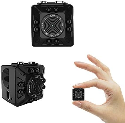 Cainda Super Mini Spy Camera Full HD 1080P with Night Vision and Motion Detection, Super Video Recorder Small Camcorder Sports Camera, Hidden Security Camera for Home and Office Surveillance