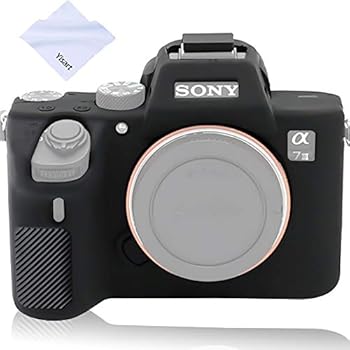Yisau Sony A7iii A7Riii A7siii Case, Professional Silicone Rubber Case Cover Coverable Protective for Sony Alpha A7 iii A7r iii A7siii Camera + Microfiber Cloth (Black)