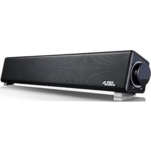 F&D E200 3W 2.0 Channel Wired Soundbar – Black