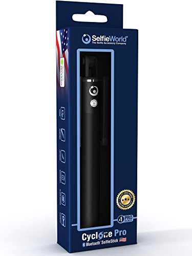 Premium 5-In-1 Bluetooth Selfie Stick (Powered by USA Technology) For iPhone X, 8, 7, 6, 5, Samsung Galaxy S9, S8, S7, S6, S5 - Get Perfect Selfies - No Apps, No Batteries, No Downloads Required