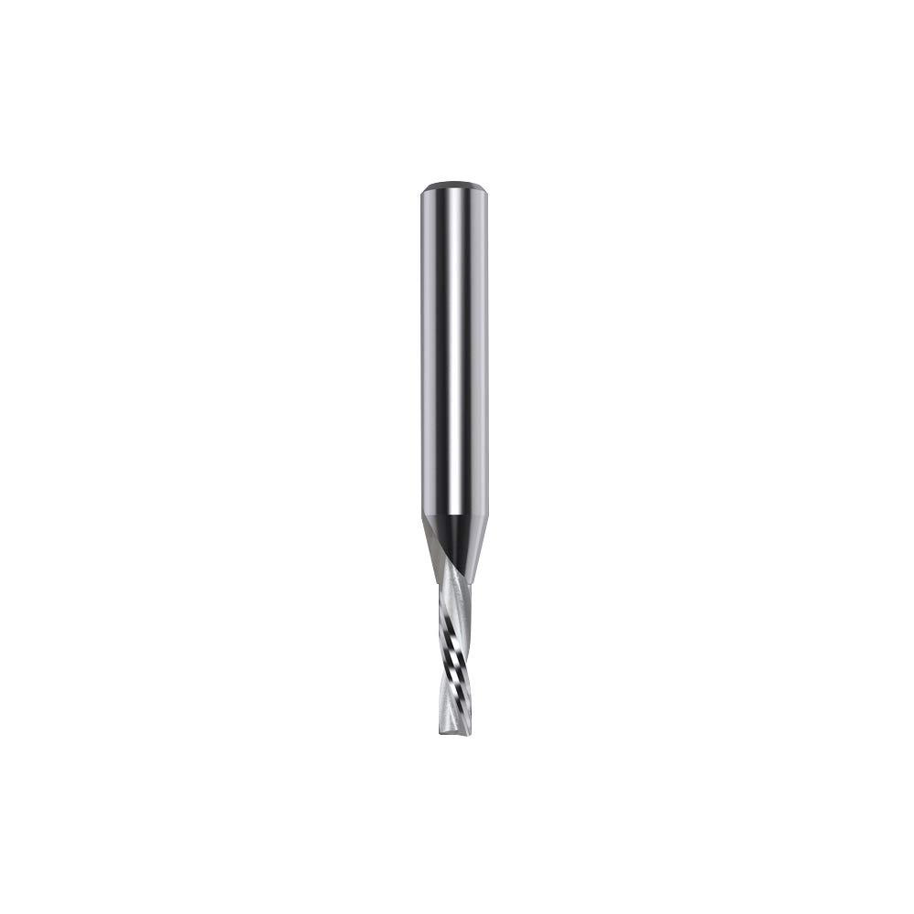 CMT 192.001.11 Solid Carbide Downcut Spiral Bit, 1/8-Inch Diameter by 2-Inch Length, 1/4-Inch Shank,Silver