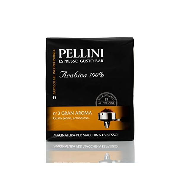 Pellini Espresso Gusto Bar Nr. 3 Gran Aroma Gemahlen für Espressomaschine 500 g