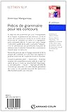 Image de Précis de grammaire pour les concours