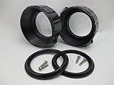 American Spa Parts (2) 2" Heater Union Split Nuts Kit with Gasket O.D. 3 1/4"