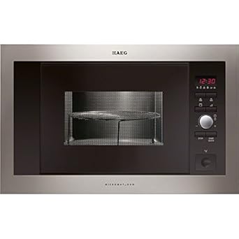 AEG: Microondas dispositivo, 60 cm, cromo, mw17eg10 m: Amazon.es ...