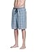 CYZ Men's 100% Cotton Plaid Poplin Woven Lounge/Sleep Shorts