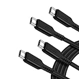 Nekteck USB-IF Certified USB C to USB C Cable USB 2.0 Data &Charging (100W) Power Delivery PD Compatible with 2018 MacBook Air/Pro iPad Pro, Galaxy S9 Note9, Nintendo Switch, Pixel 3 -Black 3ft -2Pack