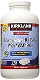 Kirkland Signature Glucosamine with MSM, 375