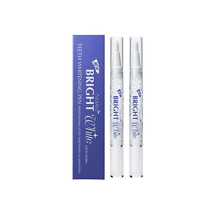 AsaVea Teeth Whitening Pen, 2 pens, More Than 20 Uses, Effective, Painless, No Sensitivity, Travel Friendly, Easy to Use…