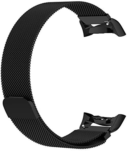 Stainless Steel Magnetic Watch Strap Band for Samsung Gear Fit2 R360/Pro R365 - Yellow