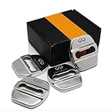 bearfire Car-styling Stainless Steel Door Lock Cover Case For INFINITI JX EX35 QX50 QX60 QX70 Q50 Q60 JX35 FX35 Accessories Car Styling (Infiniti)