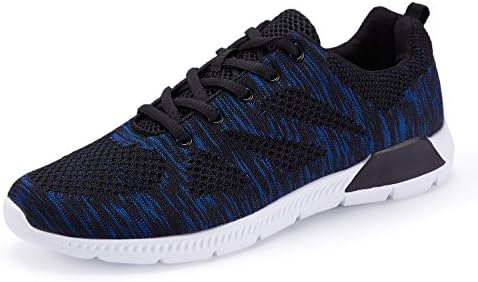 Voxge Mens Sports Mesh Walking Fashion Running Performance Shock Absorbing Gym Shoes Trainers VSK034B1-44