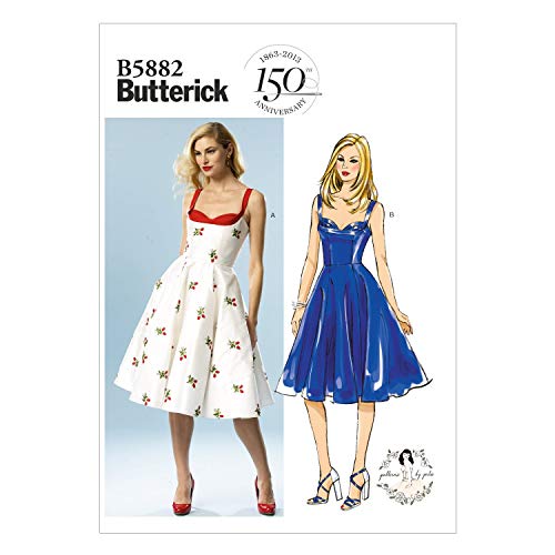 BUTTERICK PATTERNS B5882 Misses' Dress Sewing Templates, Size AX5 - Thumbnail 6