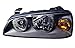 AutoLightsBulbs 1108328 2004-2006 Hyundai Elantra Headlight Assembly, 1 Pair
