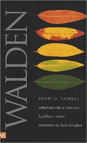 Walden Yale Nota Bene Henry David Thoreau Jeffrey S Cramer