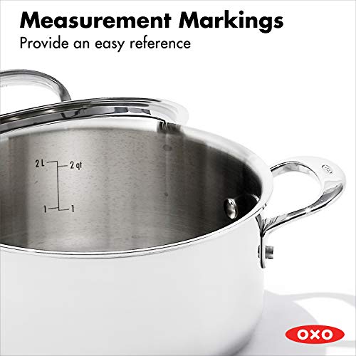 OXO Good Grips Pro Tri Ply Stainless Steel Dishwasher Safe Nonstick