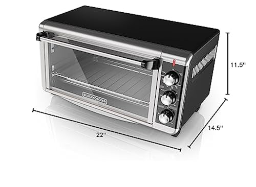 Toast Black And Decker Toaster Oven Amazon TO1787SS Crisp 'N Bake