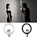Neewer Fluorescent Ring Light Kit: 18-inch Outer 14-inch Inner 600W 5500K Dimmable Ring Light with 75-inch Light Stand for Portrait Photography, Make up and Video Shooting