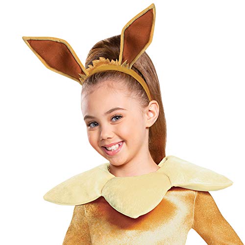 Pokemon Eevee Costume For Kids, Girls Deluxe Character Outfit, Child